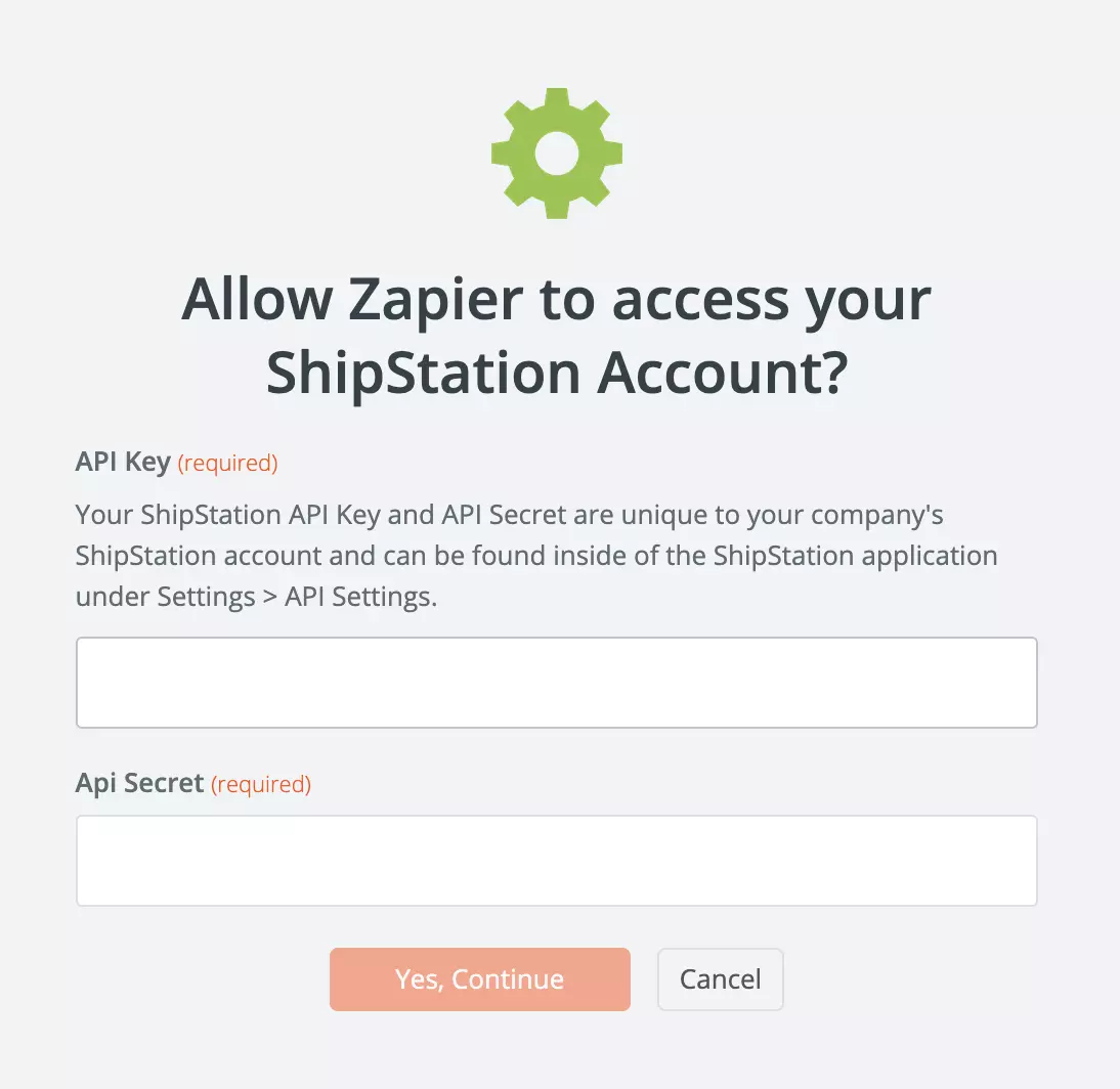 Impostazioni API di ShipStation