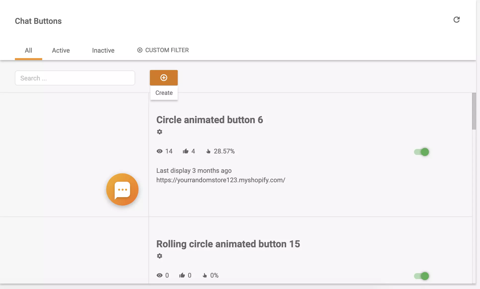 Crea un pulsante di chat in LiveAgent per un uso successivo su Silverstripe