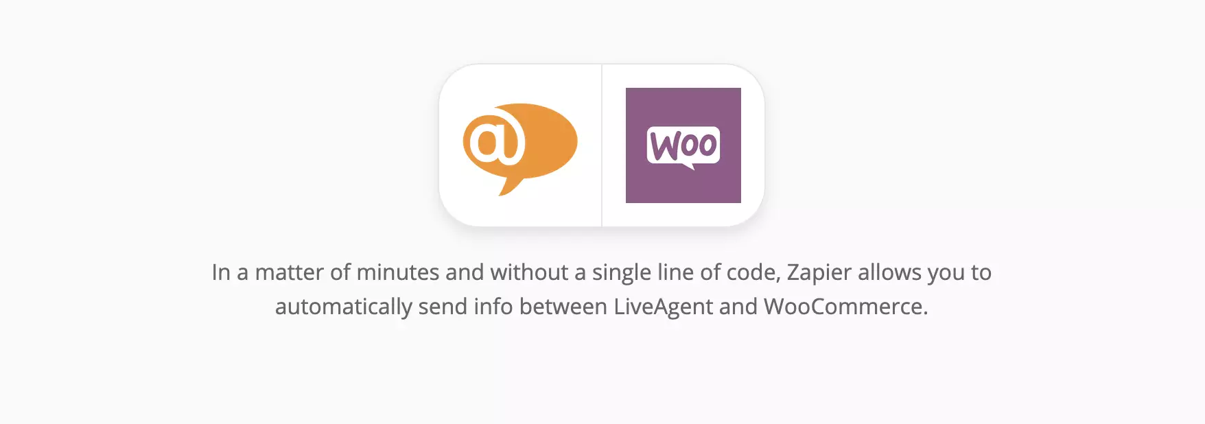 Integrazioni LiveAgent e WooCommerce su Zapier