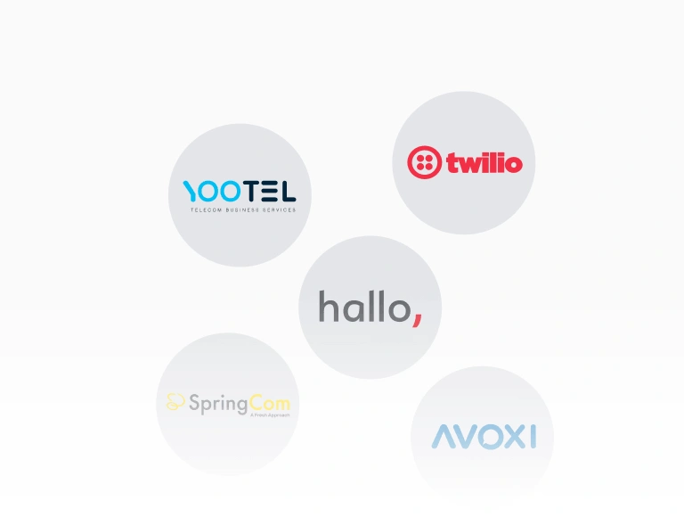 Sistema telefonico VoIP per call center