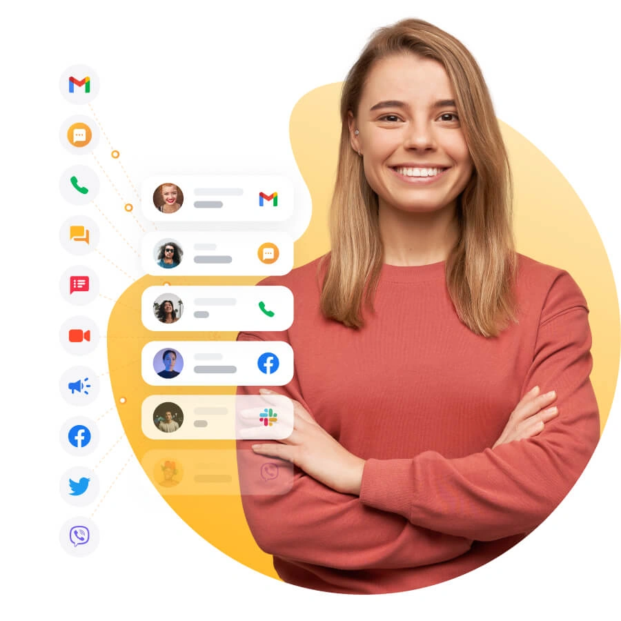 Centro di contatto ospitato potente