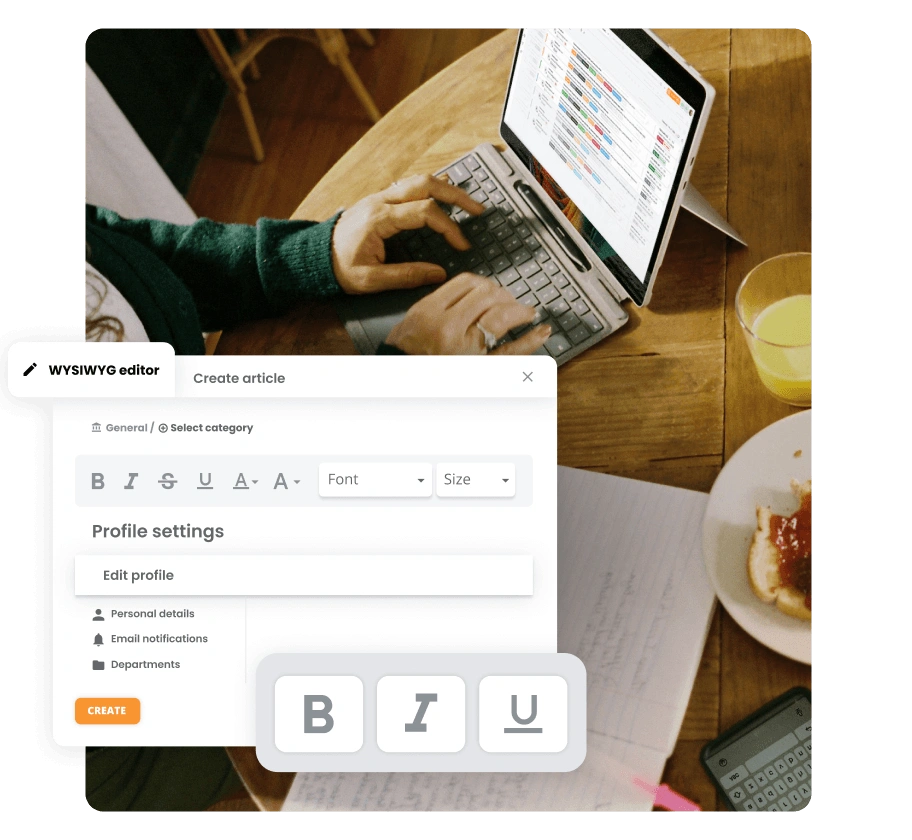 Editor WYSIWYG