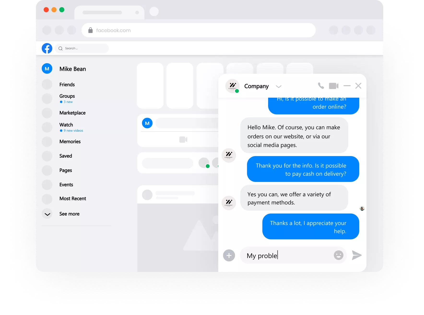 Visualizzazione del cliente