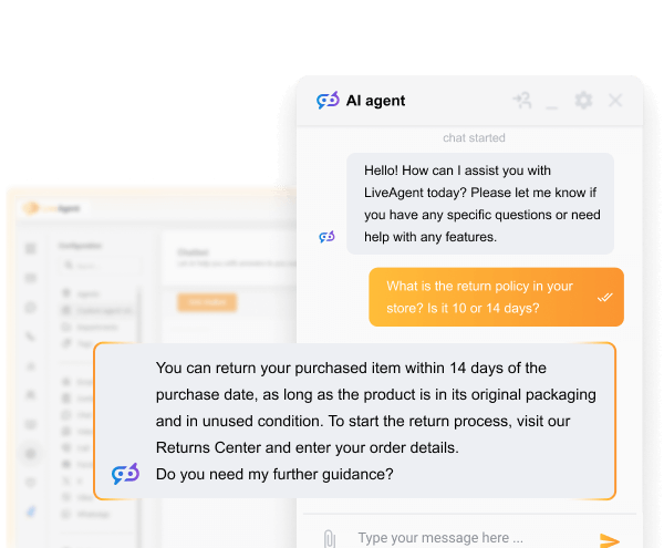 Chatbot IA LiveAgent
