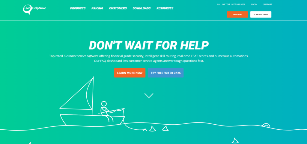 Home page LiveHelpNow