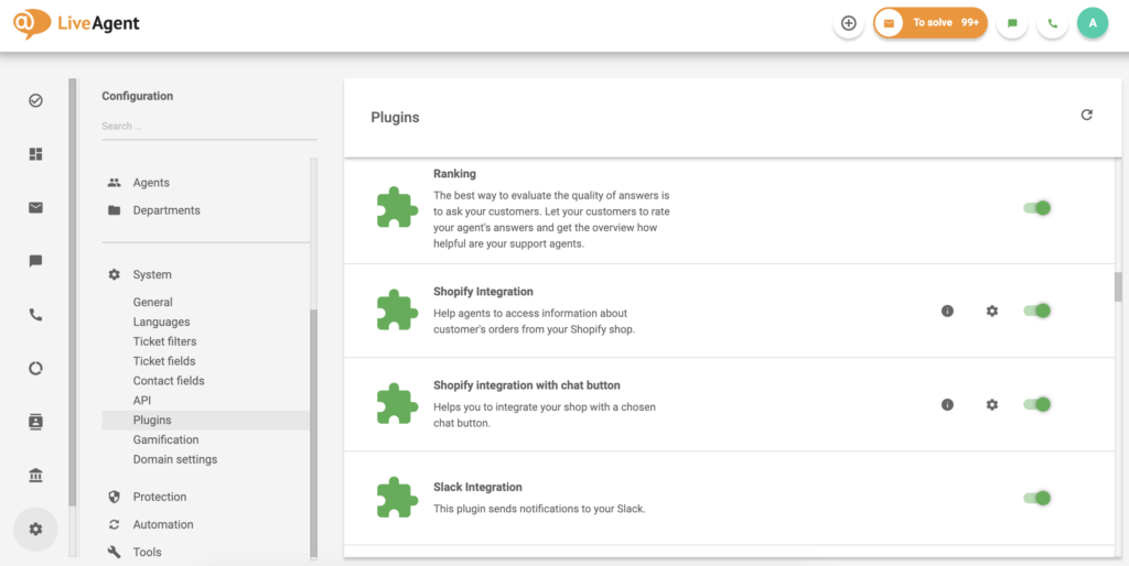 Integrazione Shopify con software per l'esperienza del cliente