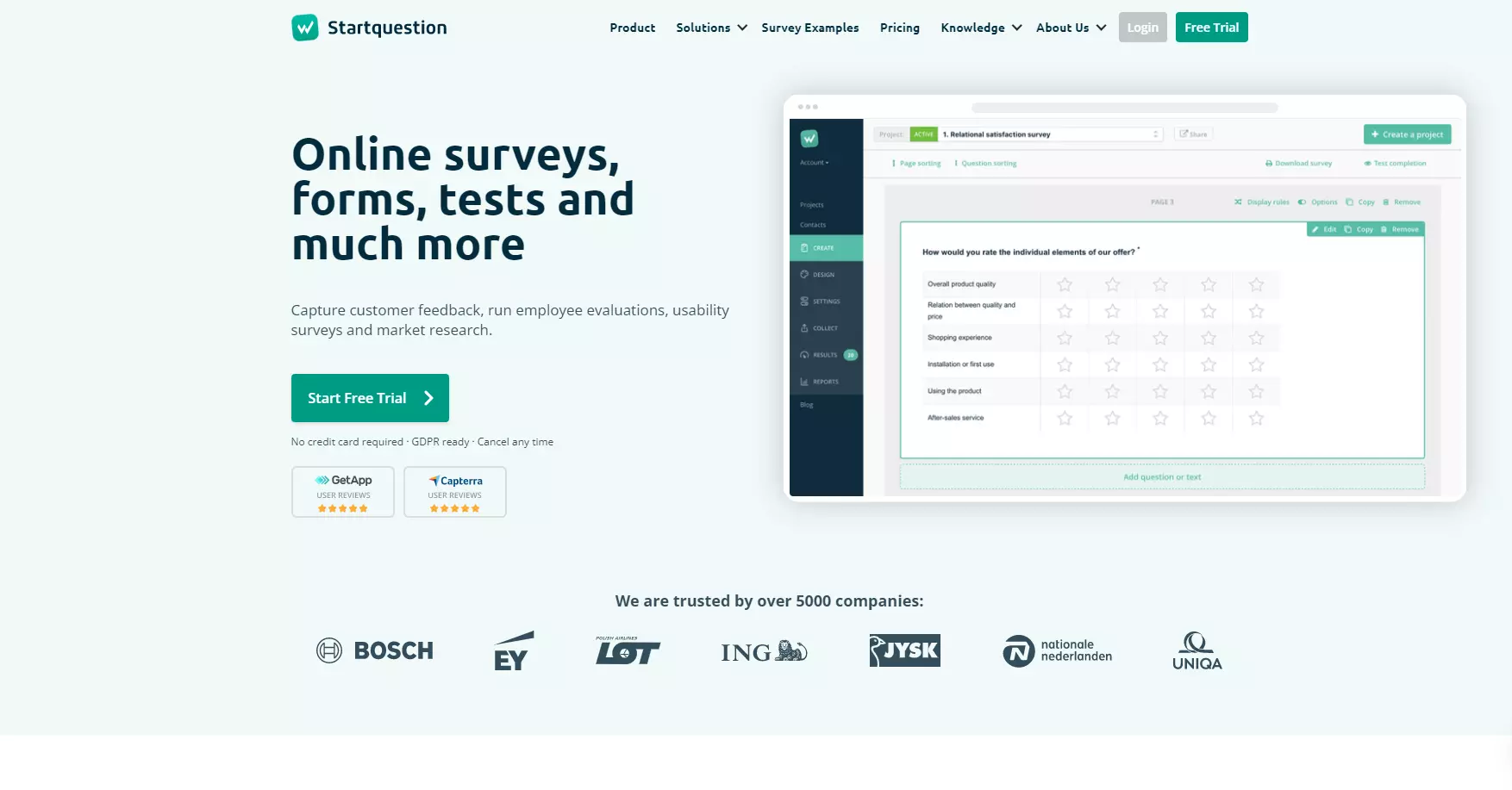 Homepage di Startquestion